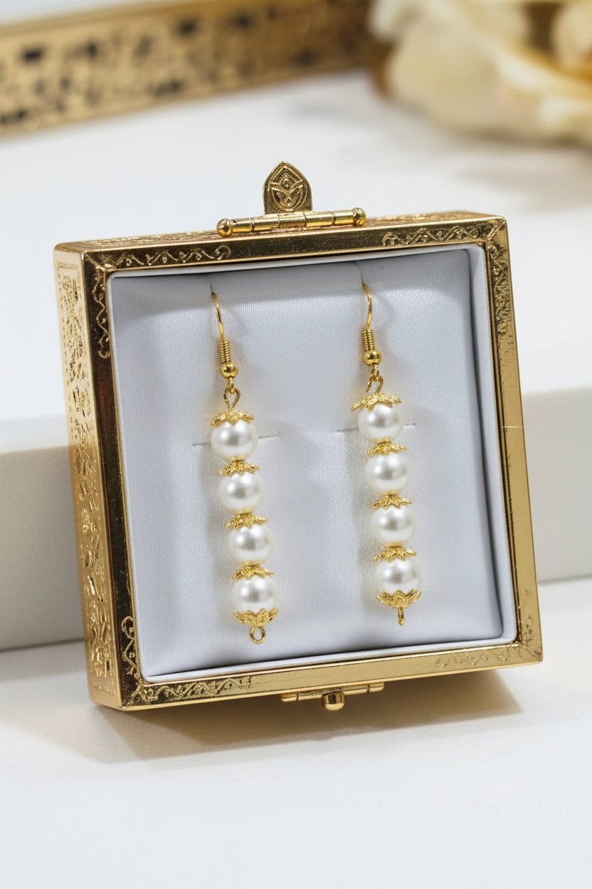 Pearl earrings