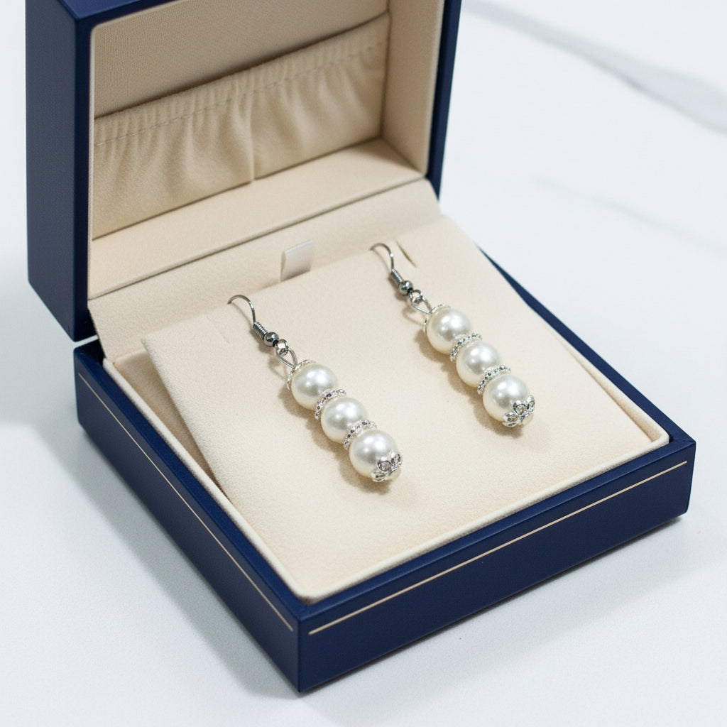Pearl earrings