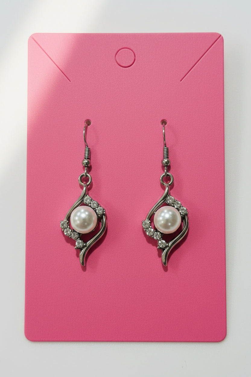 Pearl earrings